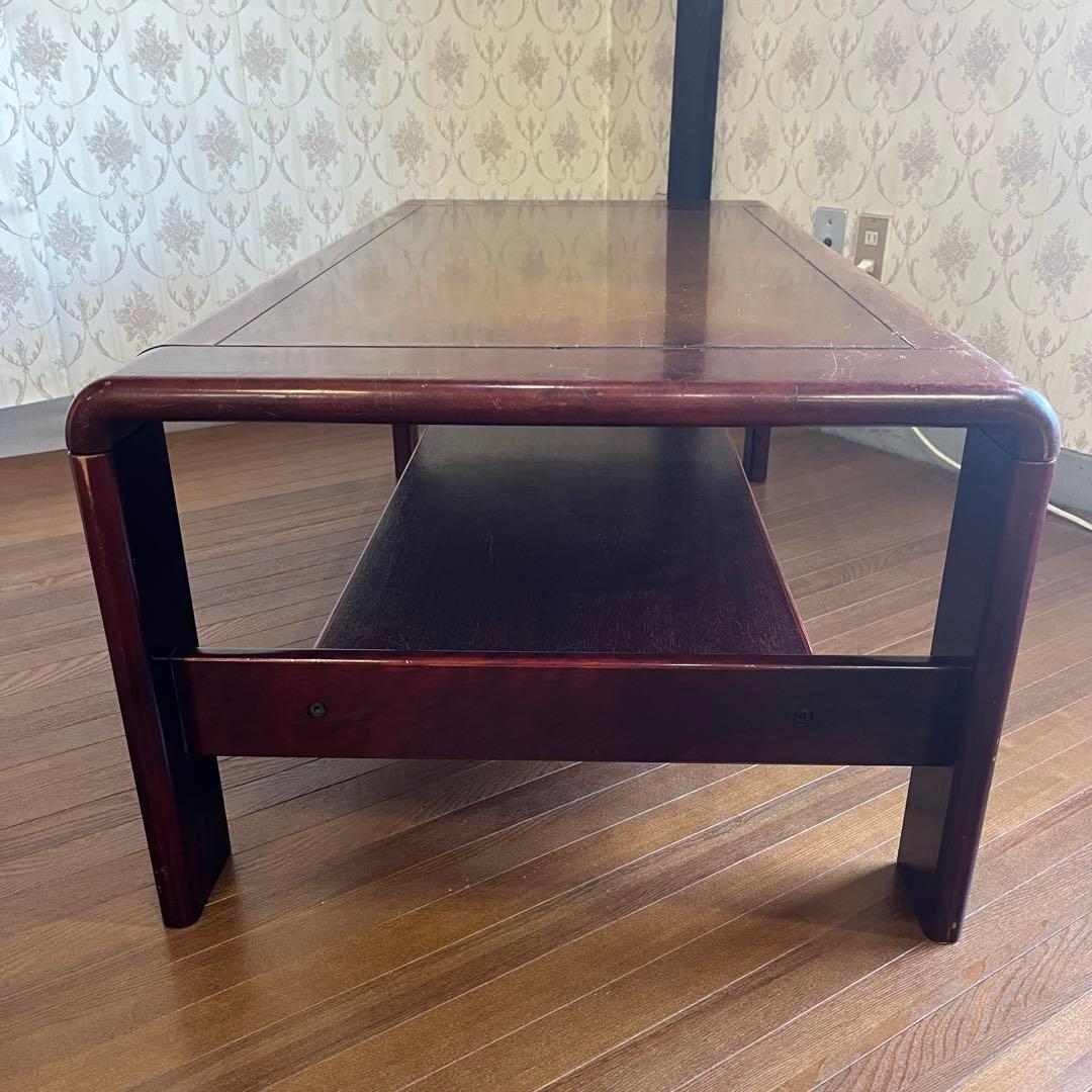 【アンティーク】カリモク 木製 センターテーブル ローテーブル 昭和レトロ