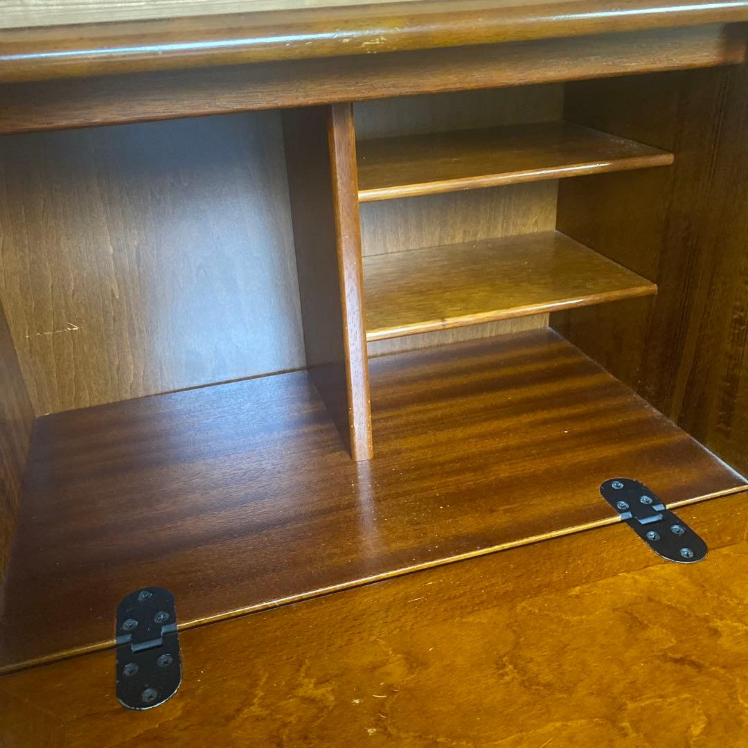 カリモク家具 コロニアル ライティングビューロー デスク ★ヴィンテージ