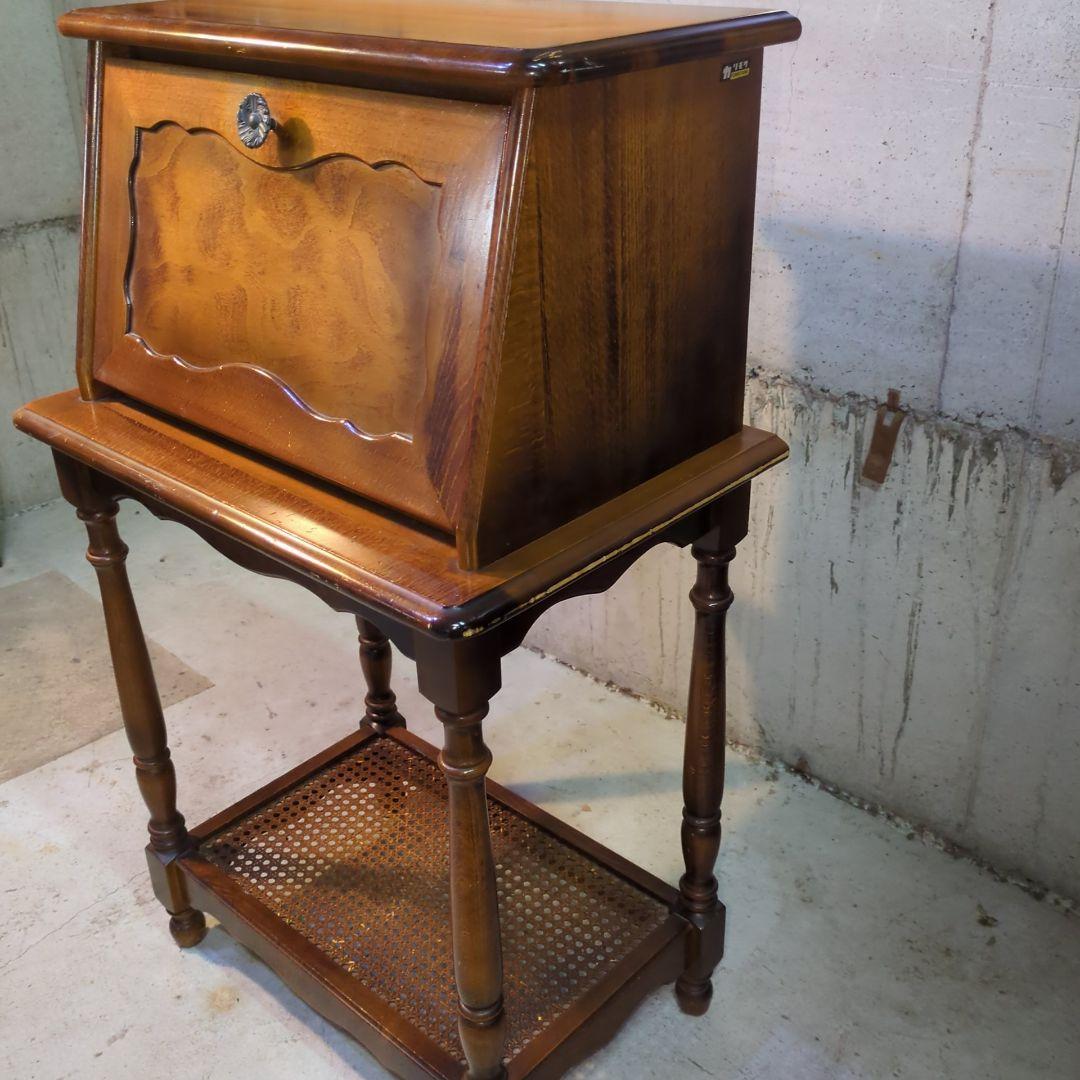 カリモク家具 コロニアル ライティングビューロー デスク ★ヴィンテージ