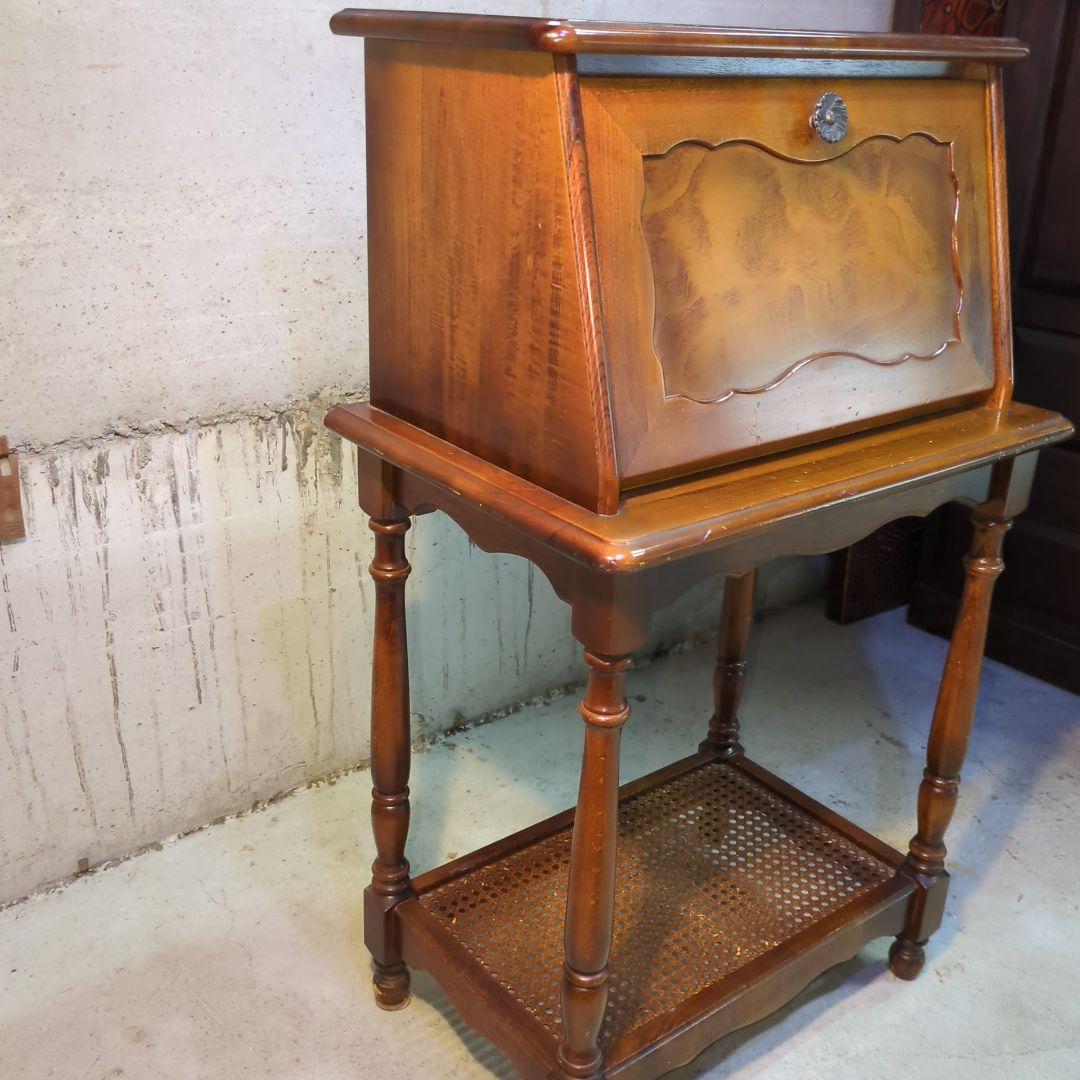 カリモク家具 コロニアル ライティングビューロー デスク ★ヴィンテージ