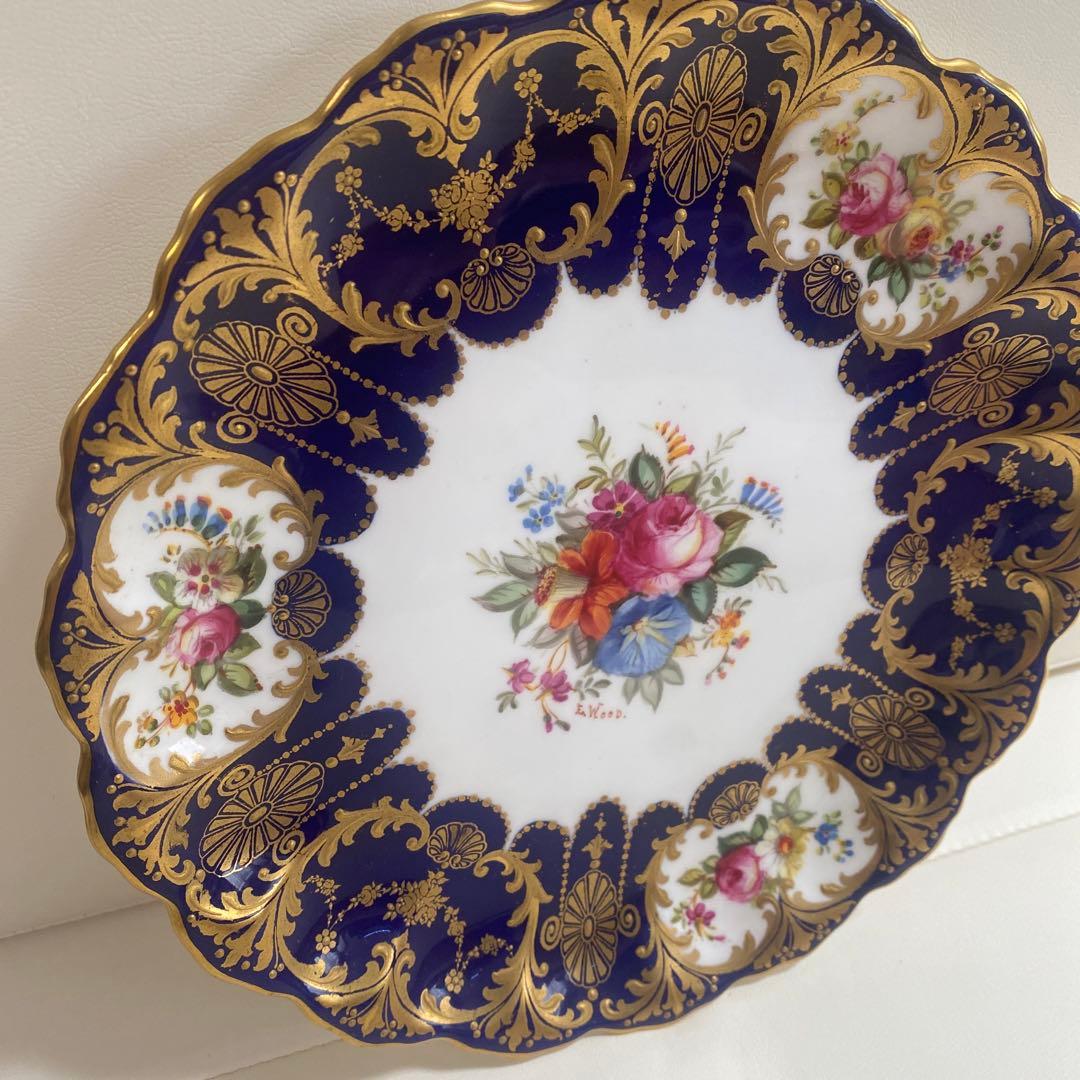 手描き　アンティークロイヤルドルトンプレート