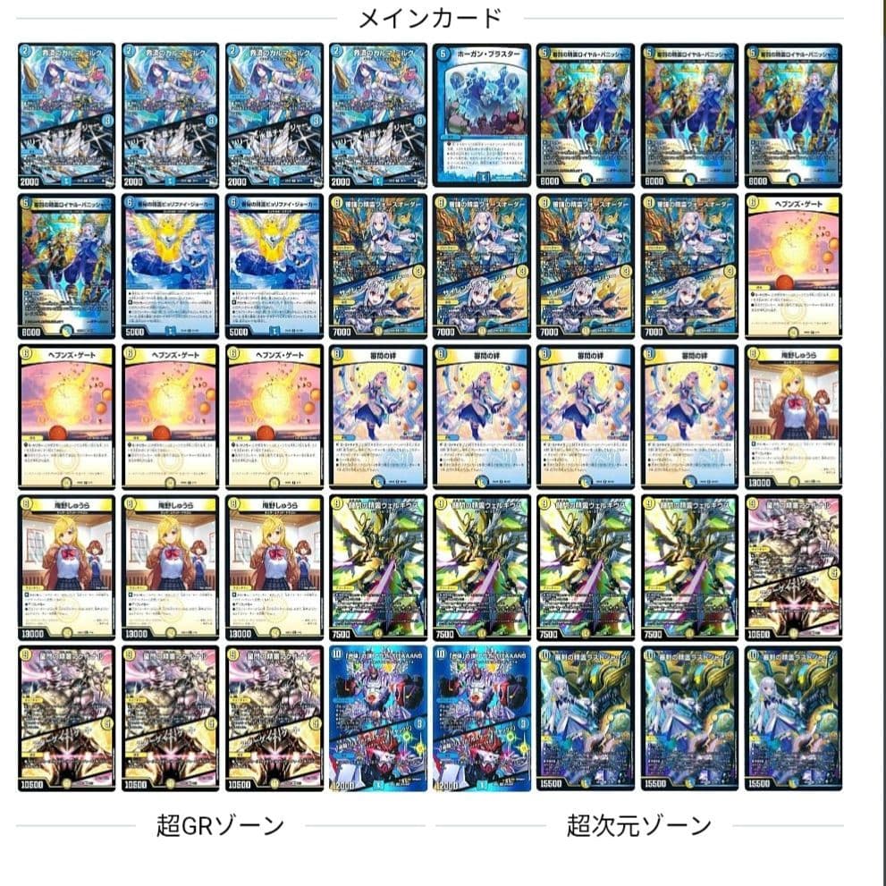 リゼ青白天門デッキ デュエマにじさんじデッキ デュエマ格安デッキ