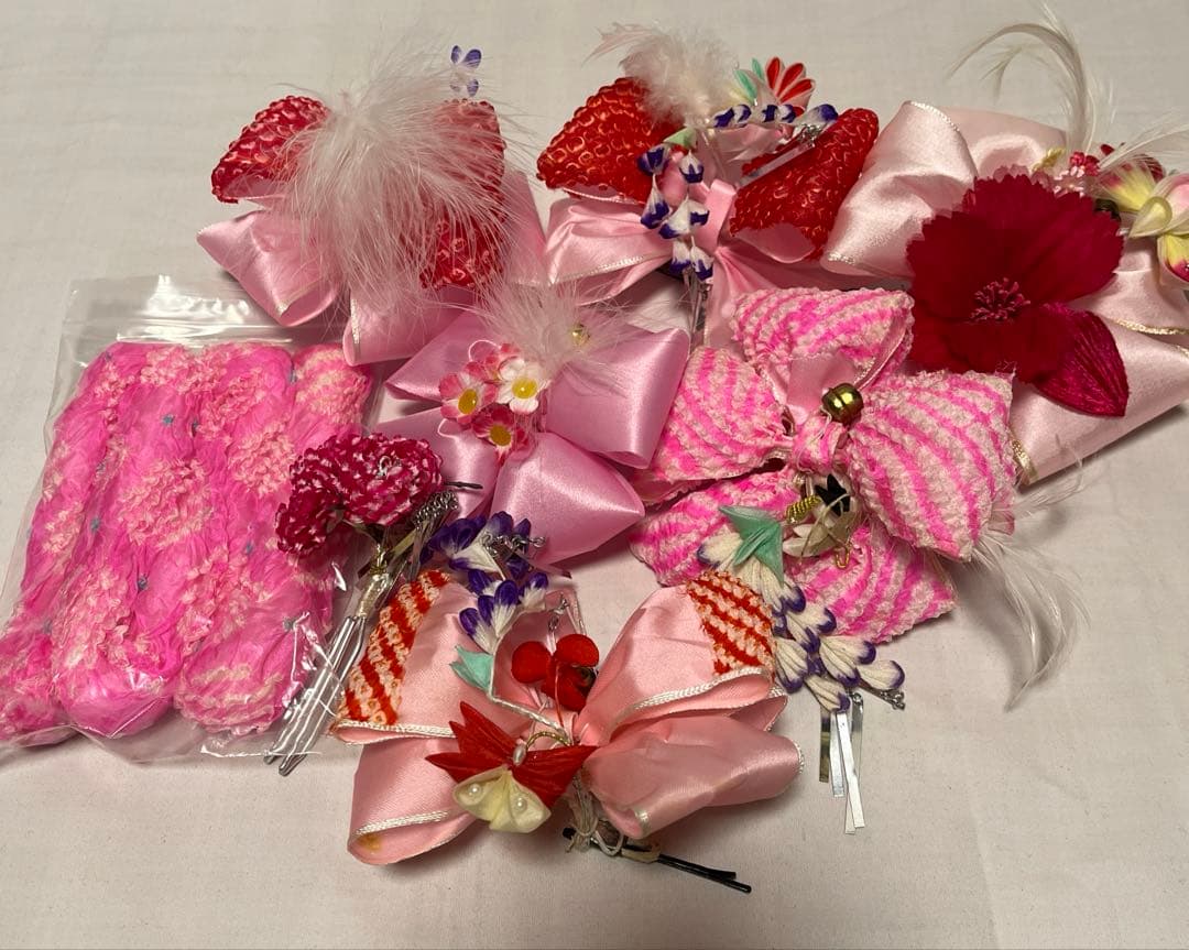 ま-530 子供　女の子　七五三　舞台衣装　小物　大量　まとめ売り　大特価