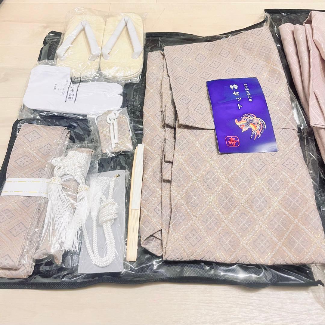 七五三　5歳　男の子　袴セット ブラウン