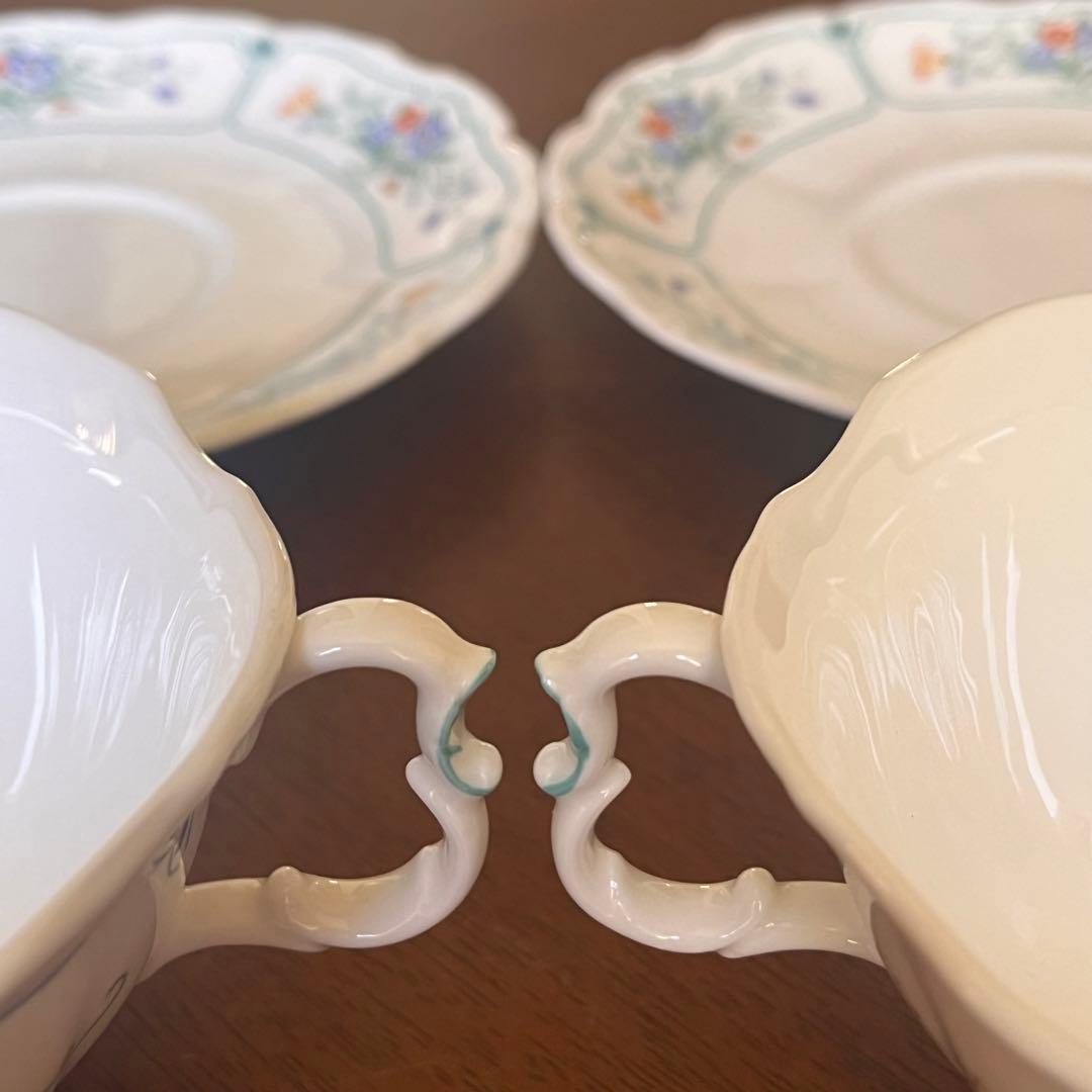 【レア美品】英国製　ロイヤルアルバート★ハムリン★スープC/S ペア