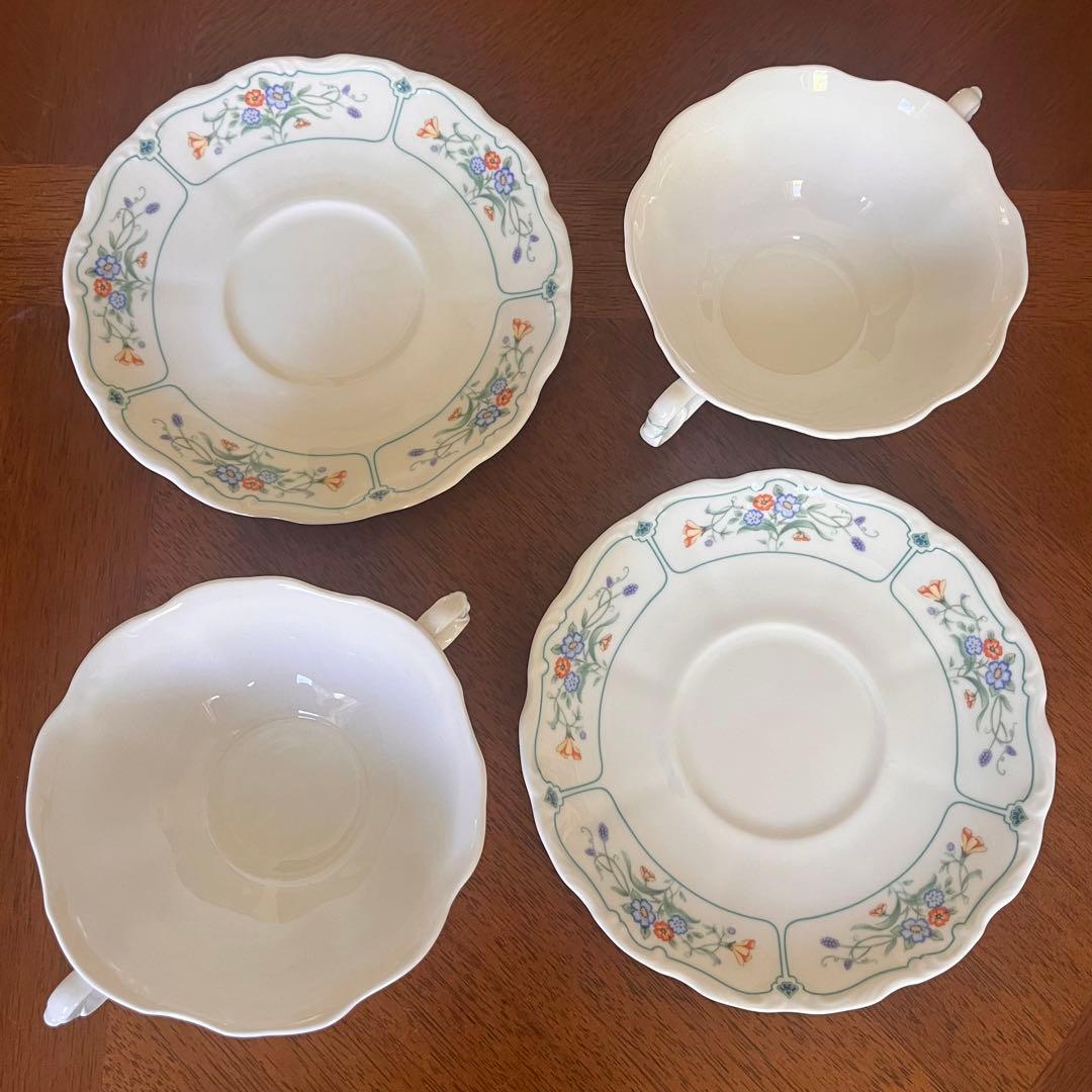 【レア美品】英国製　ロイヤルアルバート★ハムリン★スープC/S ペア