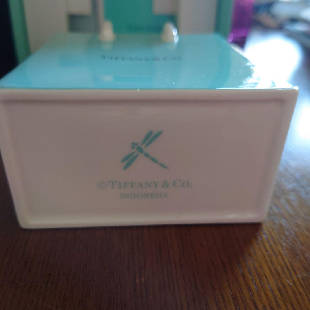 ティファニー　ショッピングバッグ型置物　陶器