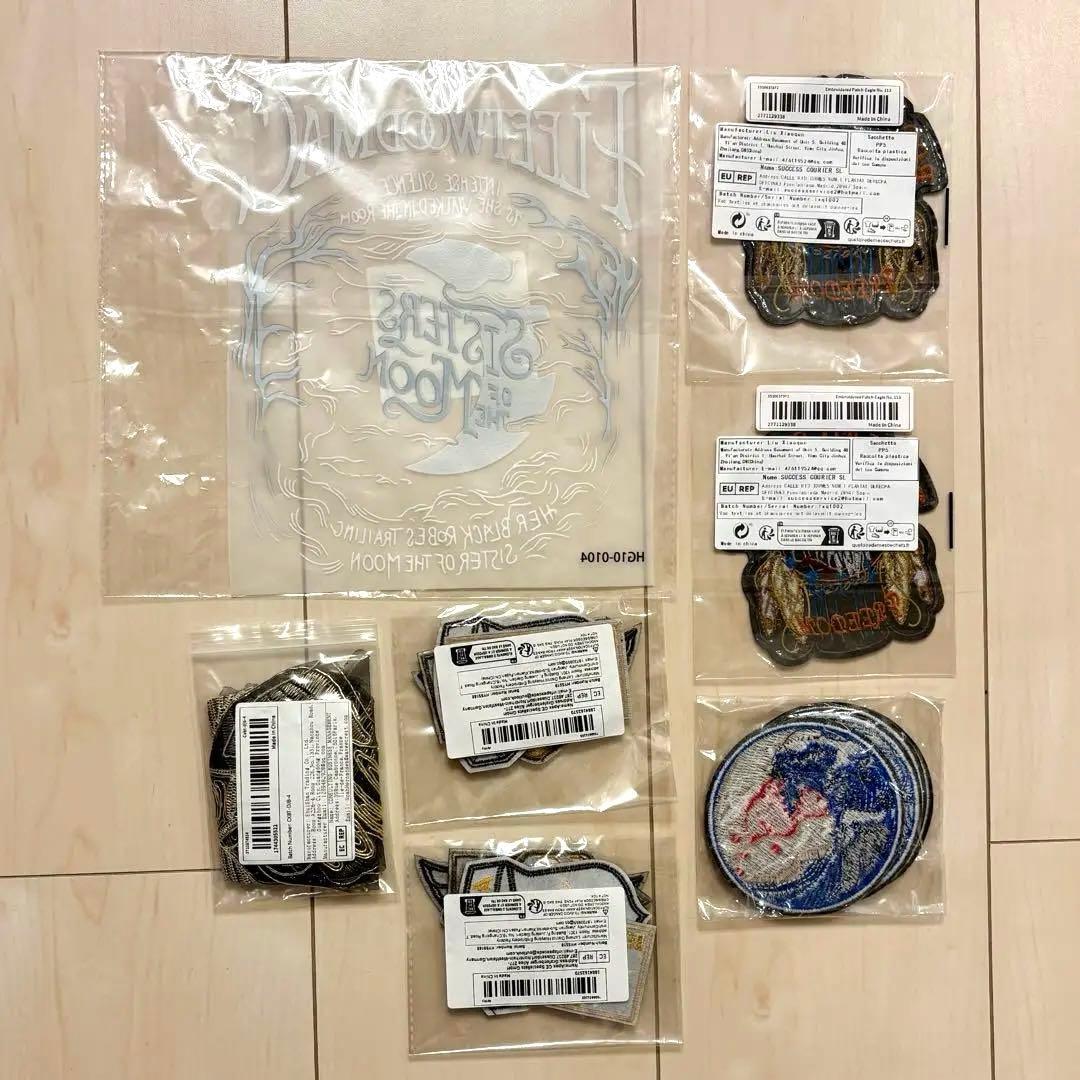 小型のヒートプレス機　ワッペン　刺繍パッチ　計36点セット