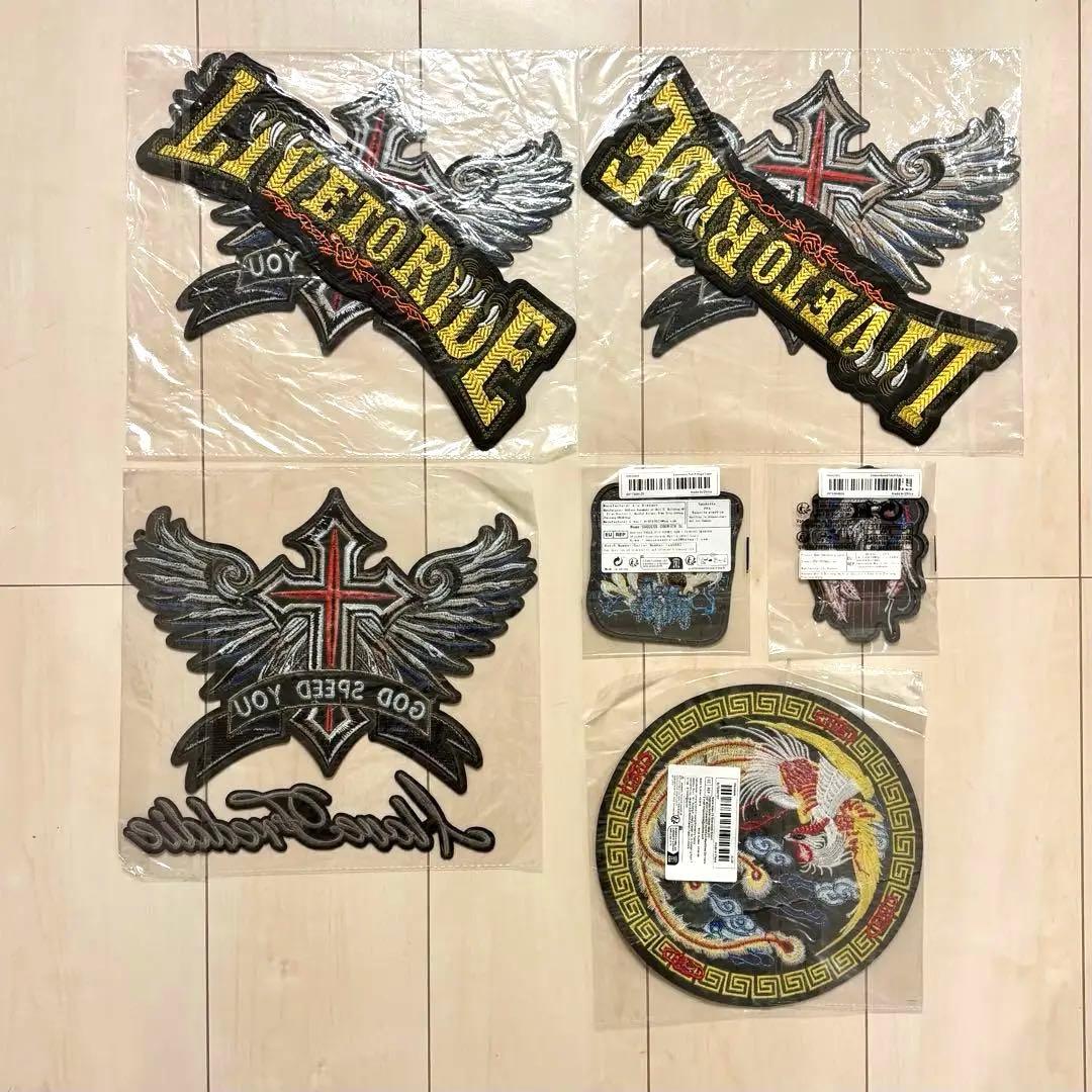 小型のヒートプレス機　ワッペン　刺繍パッチ　計36点セット