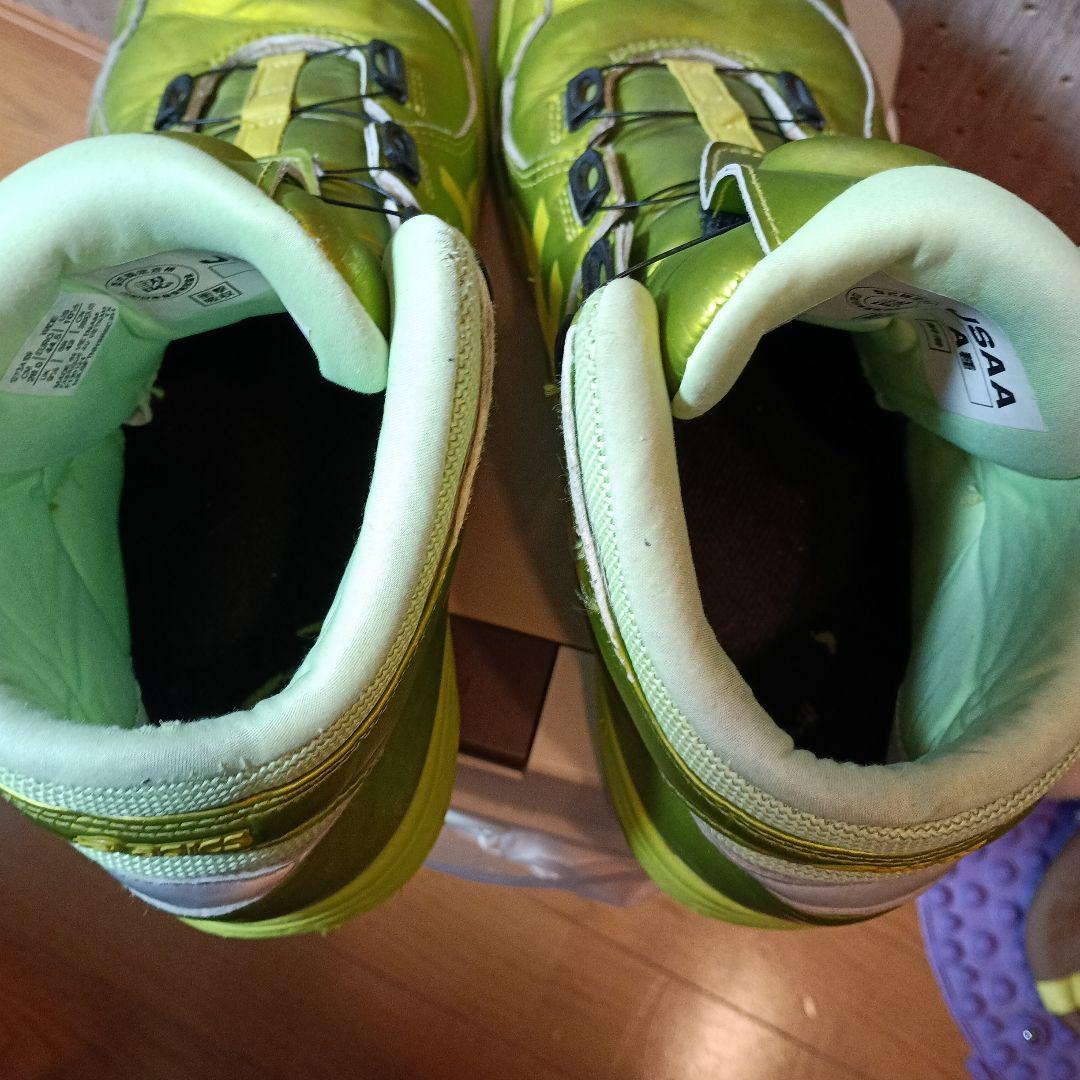 ASICS BOA グリーン 安全靴