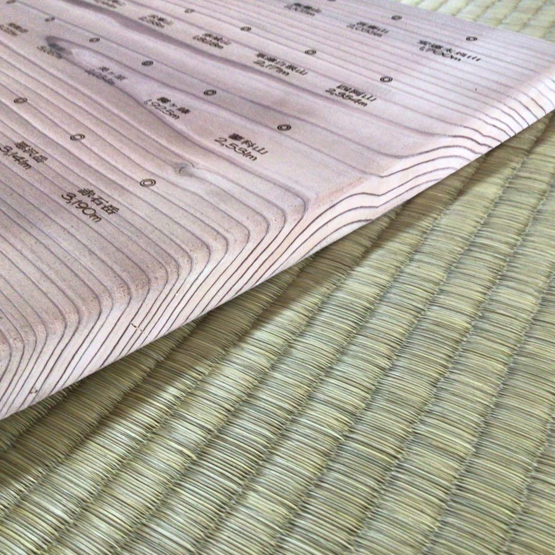 百名山バッチボード(約100cm×約29cm 厚み2cm)