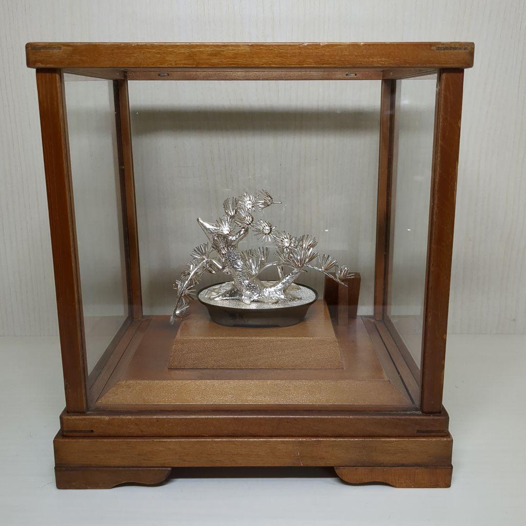 【純銀製】盆栽 松　光則作　金工作家　名工大淵武則