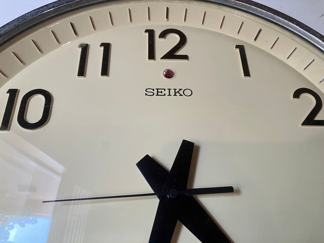 昭和レトロ SEIKO セイコー 大型 壁掛け　工場　レトロ　ラジオコントロール