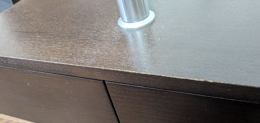 美品 ニトリ ガラスローテーブル