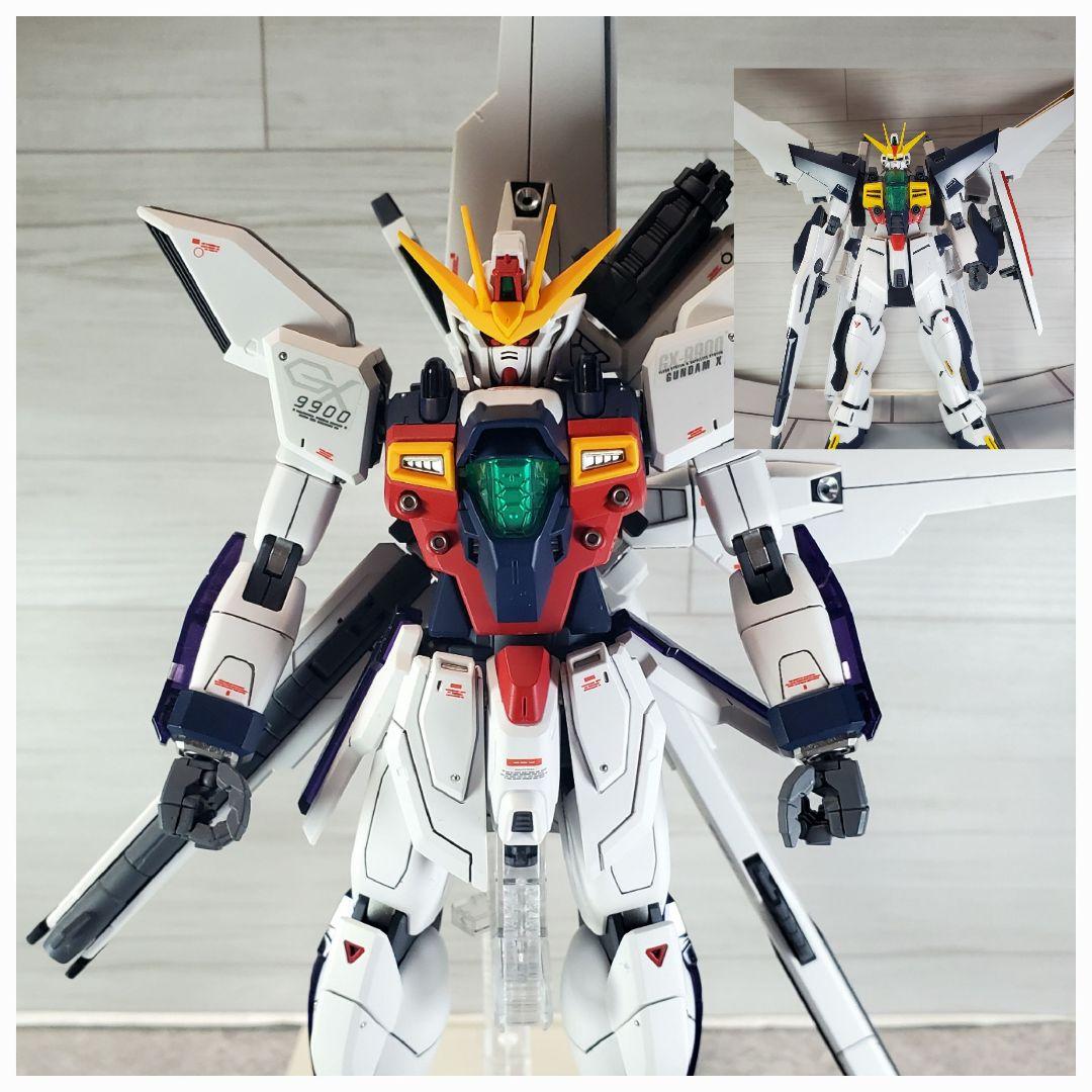 MG ガンダムX 全塗装完成品 MGガンダムダブルエックス 素組品 - メルカリ