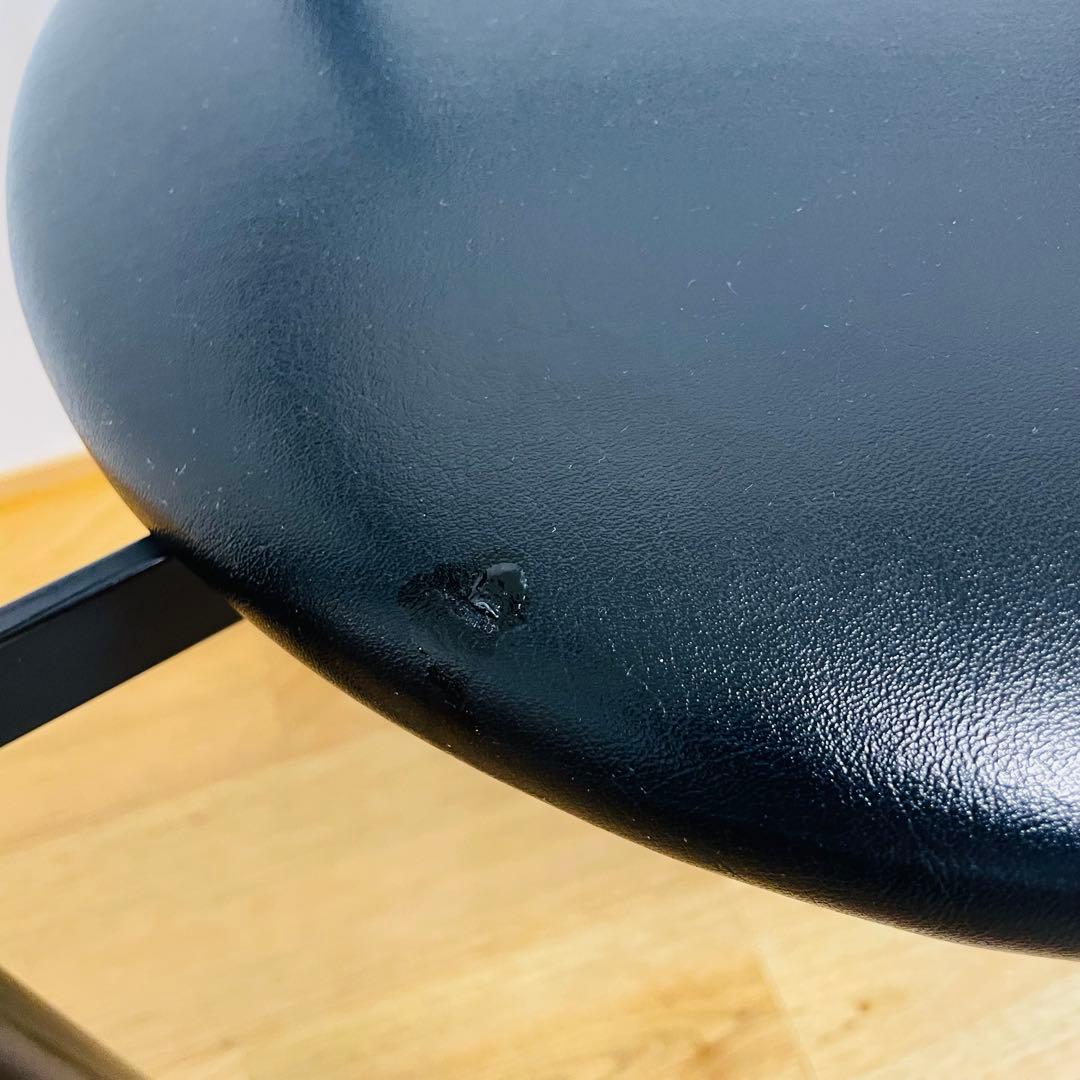 ラウンジ チェア メタル ブラック アームチェア 黒 IMEDIA イス