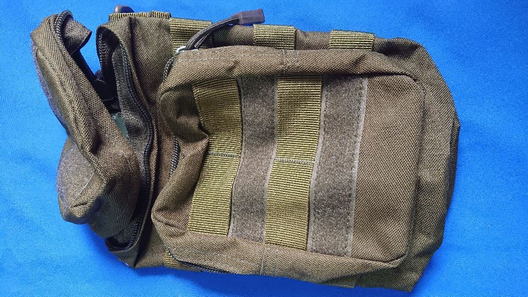 モールシステム搭載オリジナルバッグセット(色は全てオリーブグリーン)