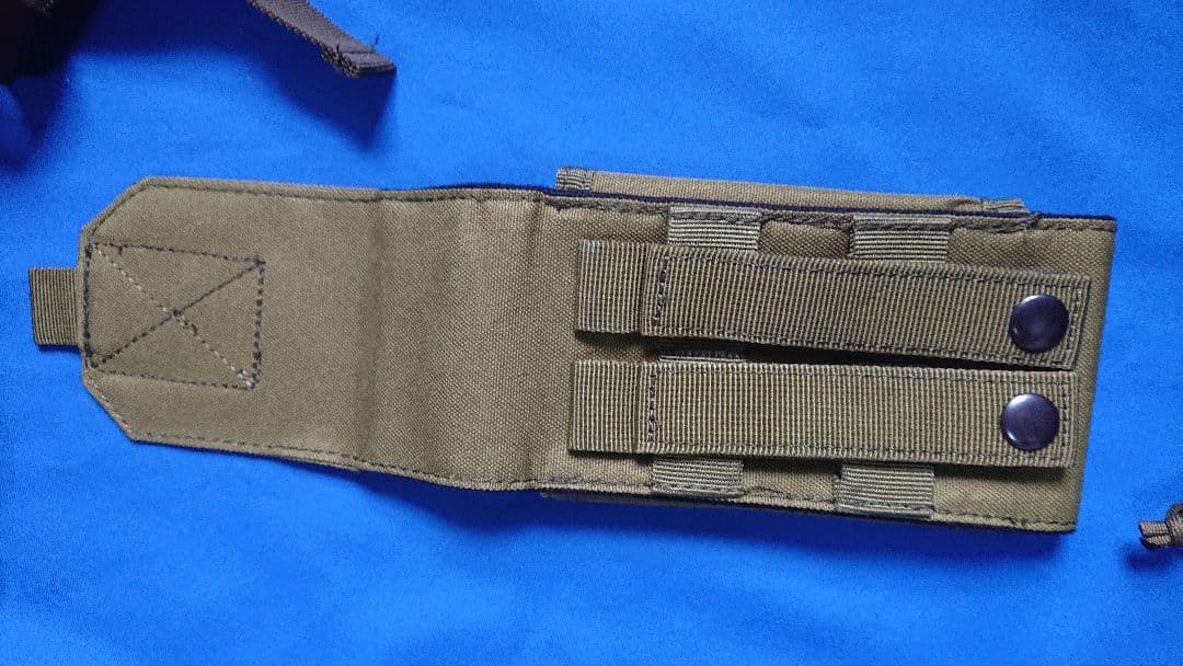 モールシステム搭載オリジナルバッグセット(色は全てオリーブグリーン)