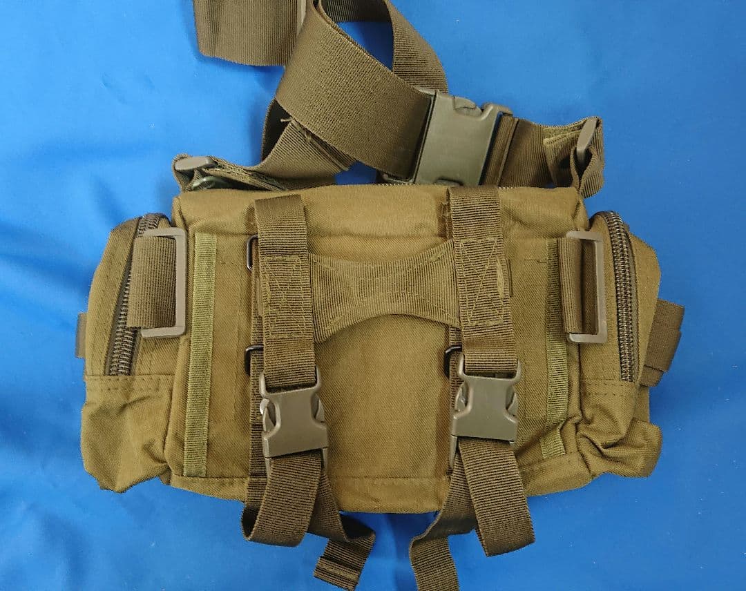 モールシステム搭載オリジナルバッグセット(色は全てオリーブグリーン)