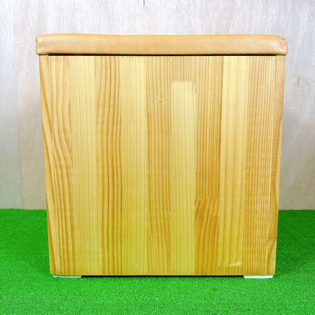 展示品 よもぎ蒸し 木製スツール クッション付き 【温活】 蓬　イス 丸穴