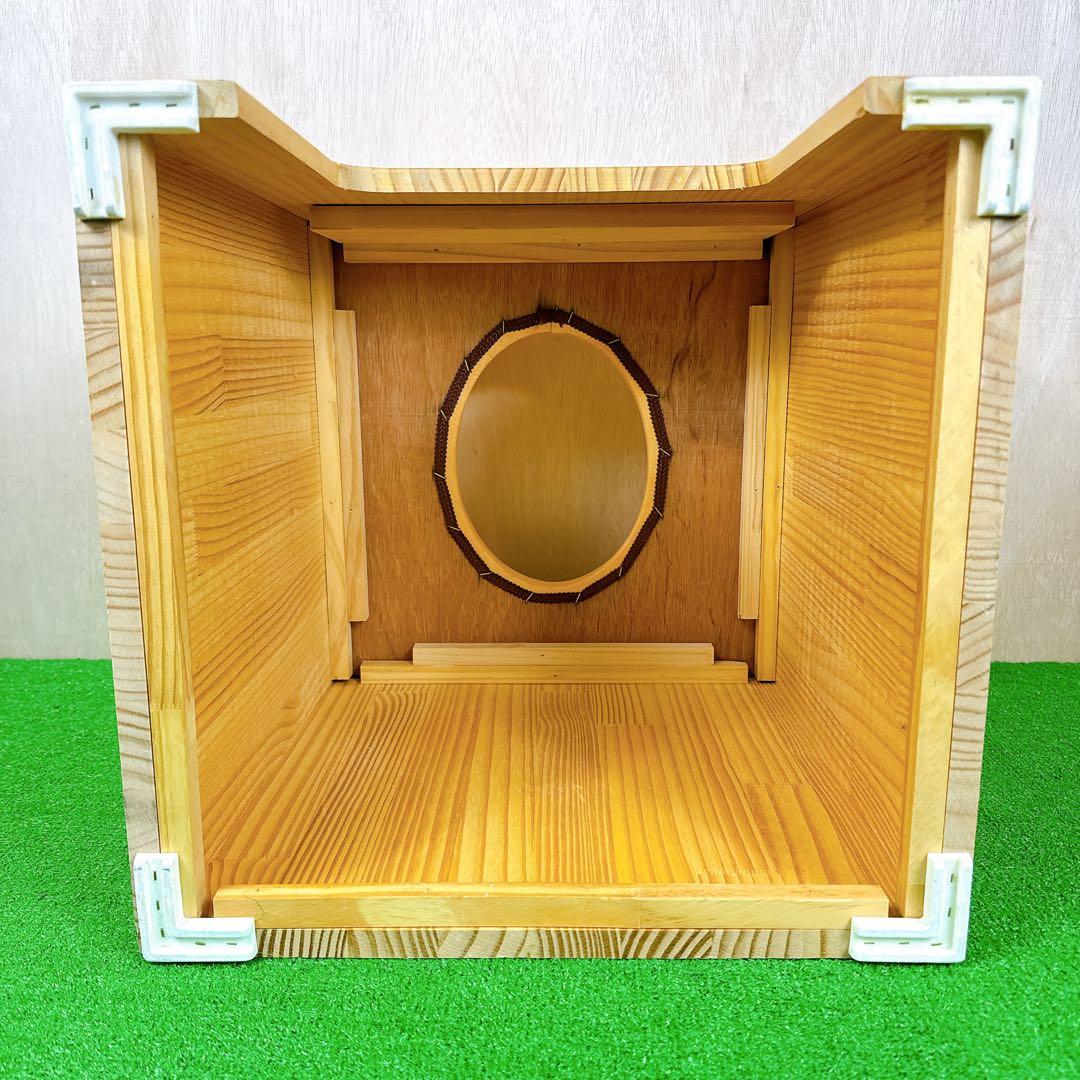 展示品 よもぎ蒸し 木製スツール クッション付き 【温活】 蓬　イス 丸穴