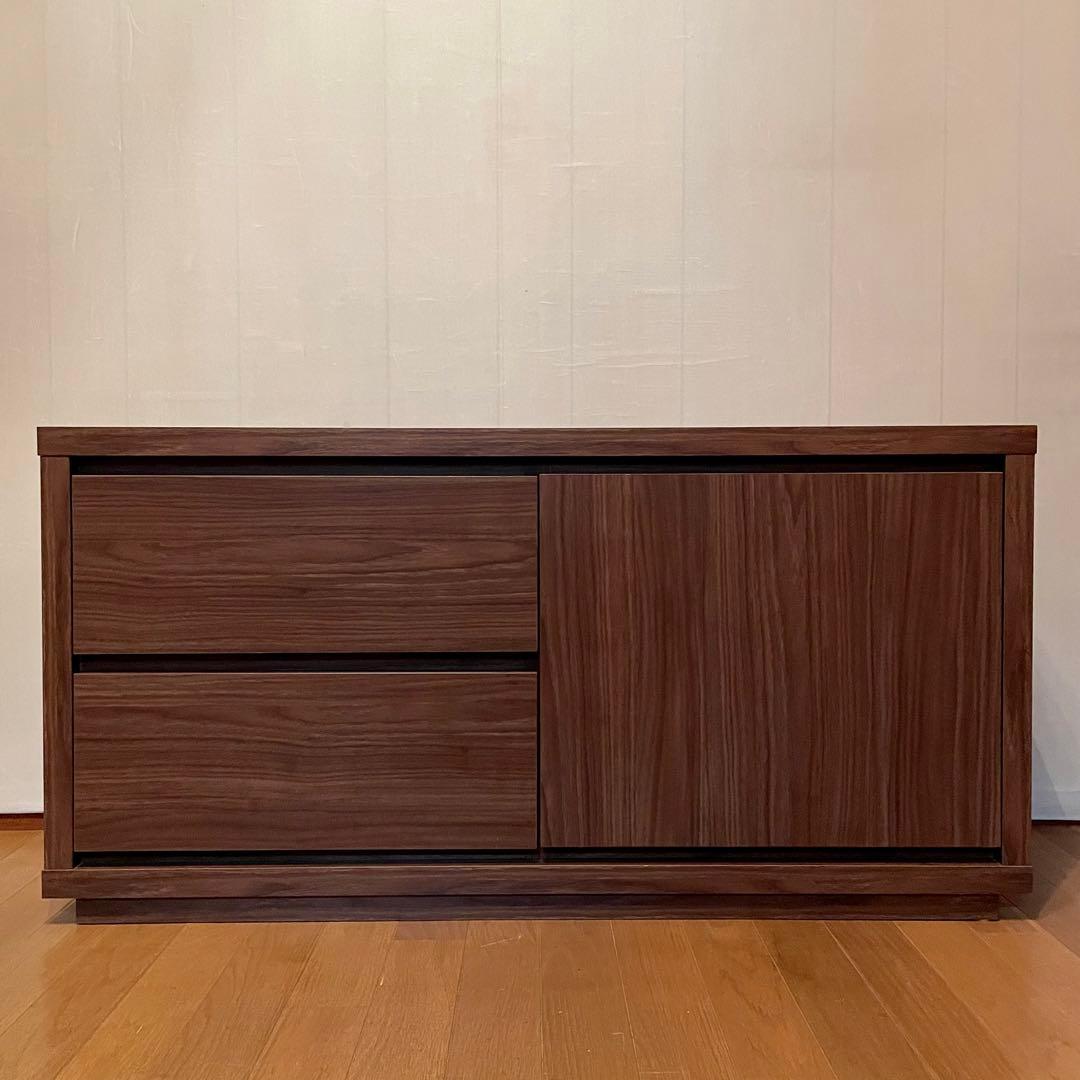 【丸繁木工】キャビネット COMO(コモ) 1052CR プルD350 WN