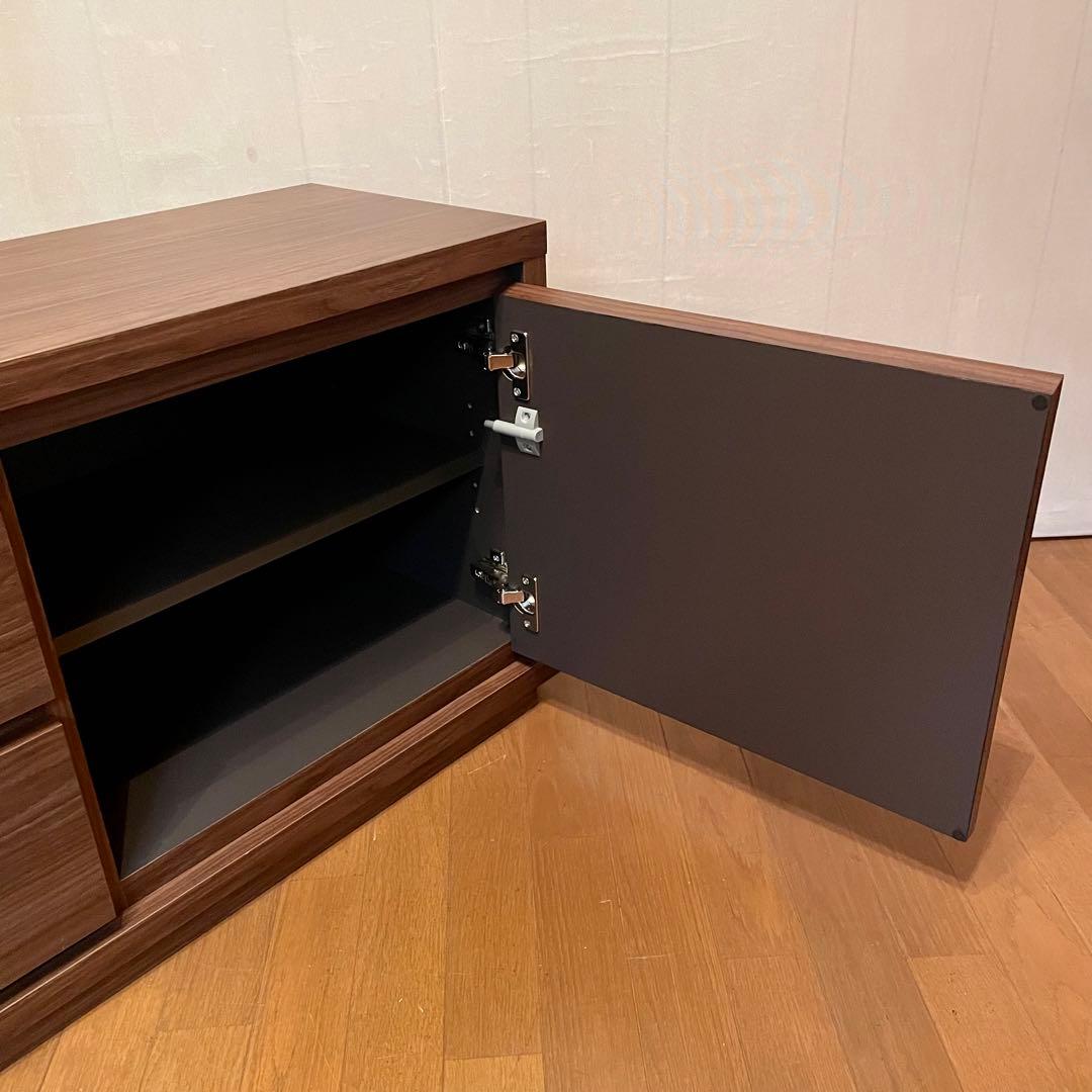 【丸繁木工】キャビネット COMO(コモ) 1052CR プルD350 WN