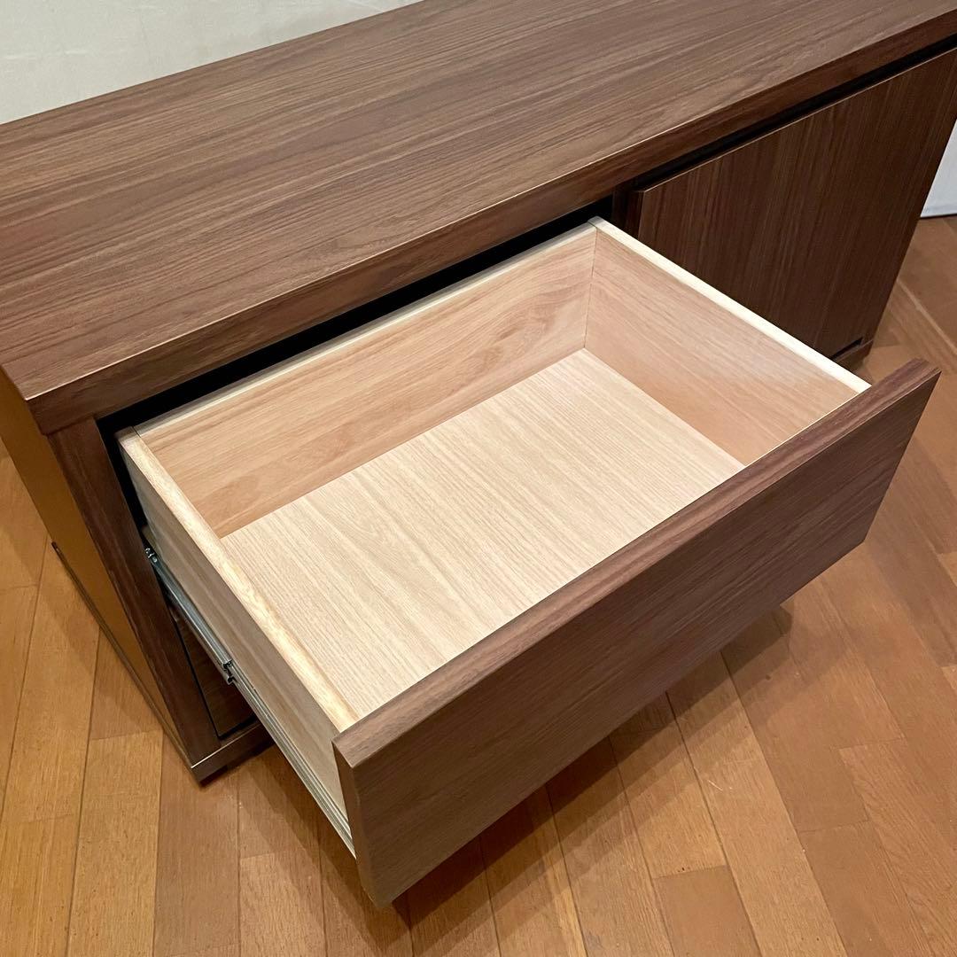 【丸繁木工】キャビネット COMO(コモ) 1052CR プルD350 WN