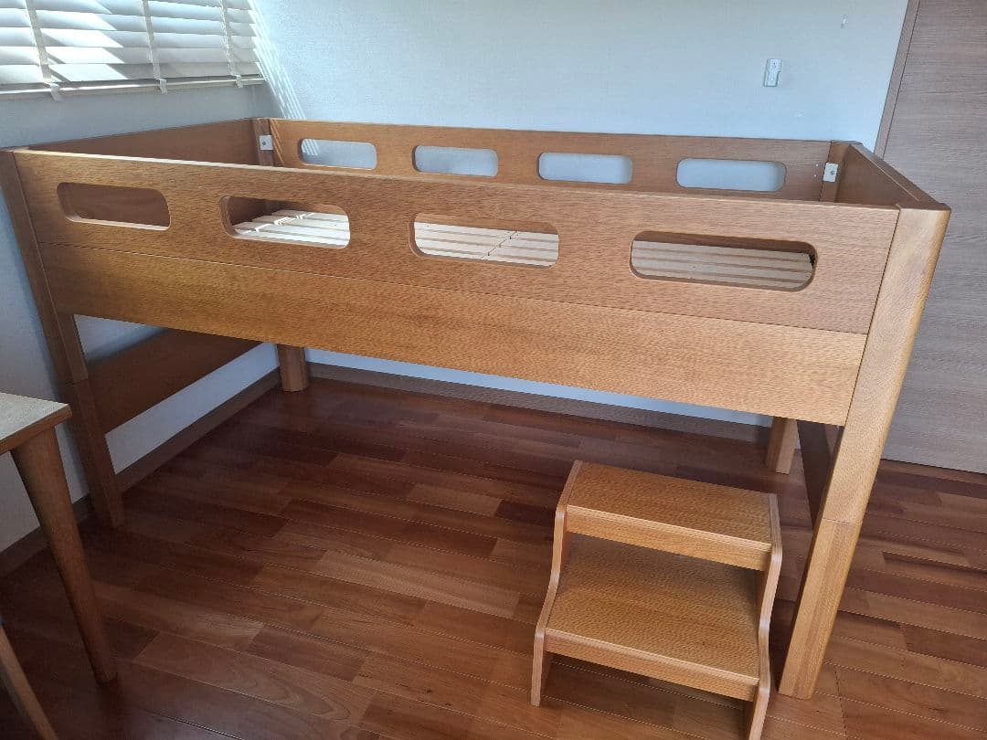 お値下しました！ACTUS ファズル　キッズベッド　ロフトベッド ステップ階段付