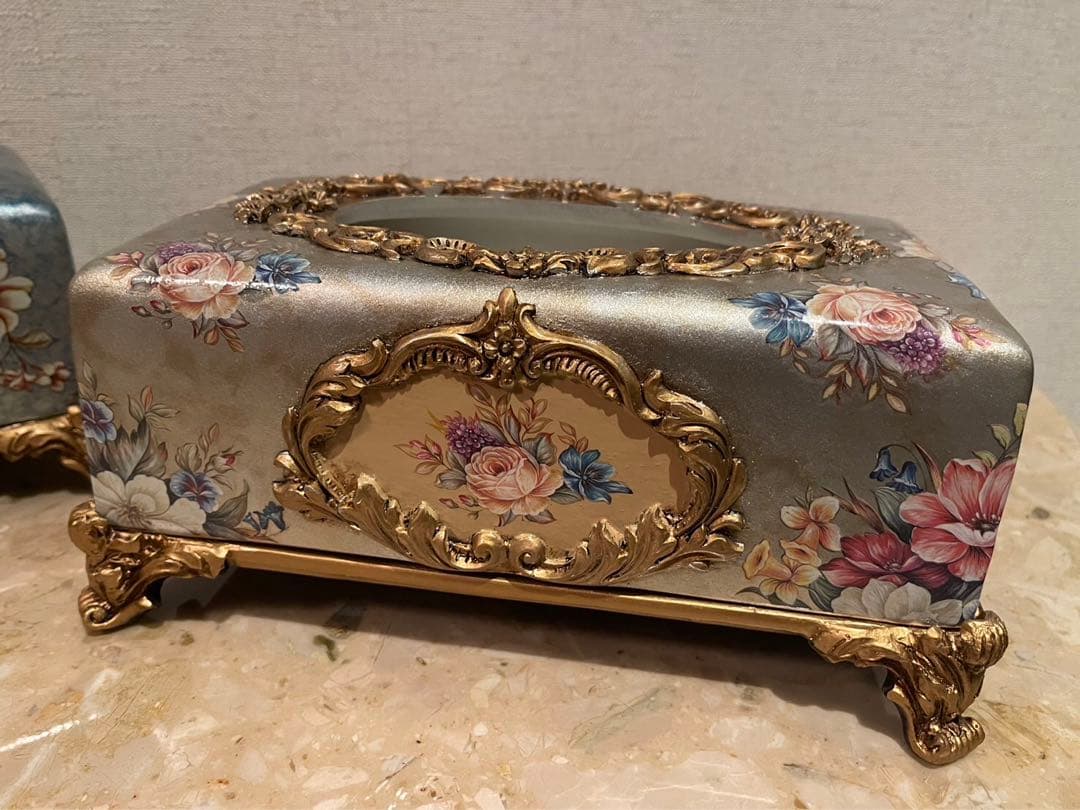 【希少】【2個セット】ティッシュボックス、高級、お洒落、インテリア