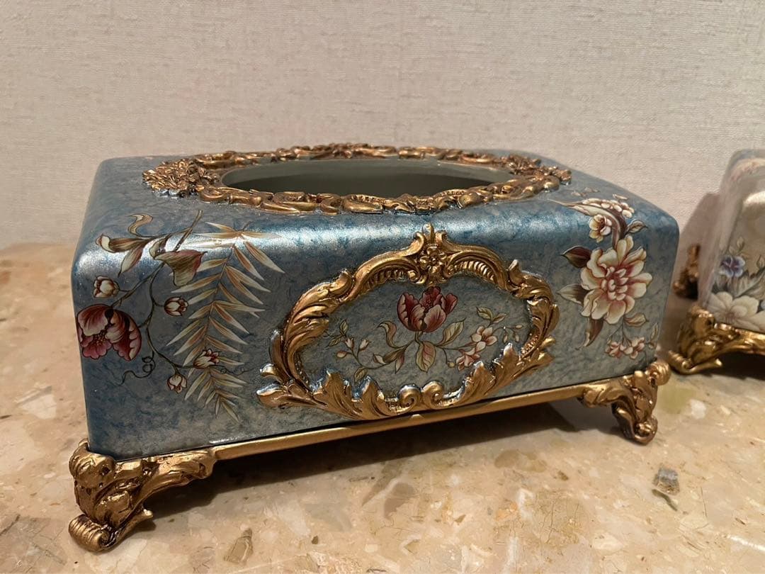 【希少】【2個セット】ティッシュボックス、高級、お洒落、インテリア