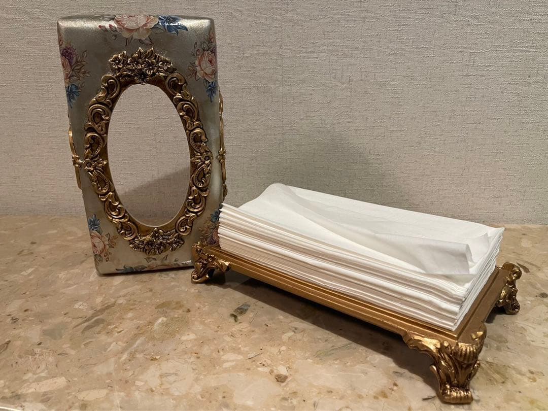 【希少】【2個セット】ティッシュボックス、高級、お洒落、インテリア