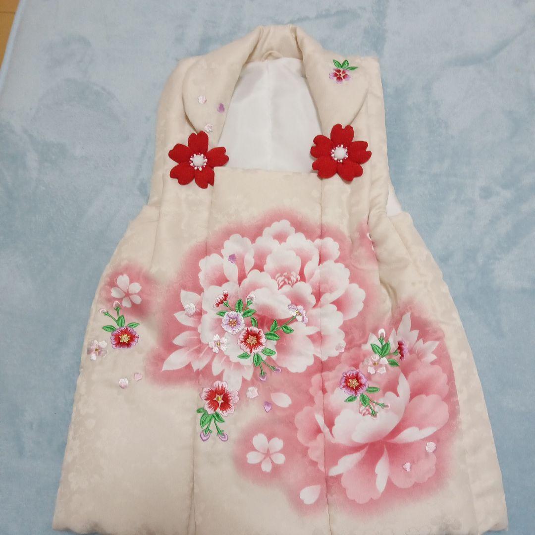 七五三　3歳　着物　女の子　マユミハセガワ　セット　 草履　新品　着物　1回使用