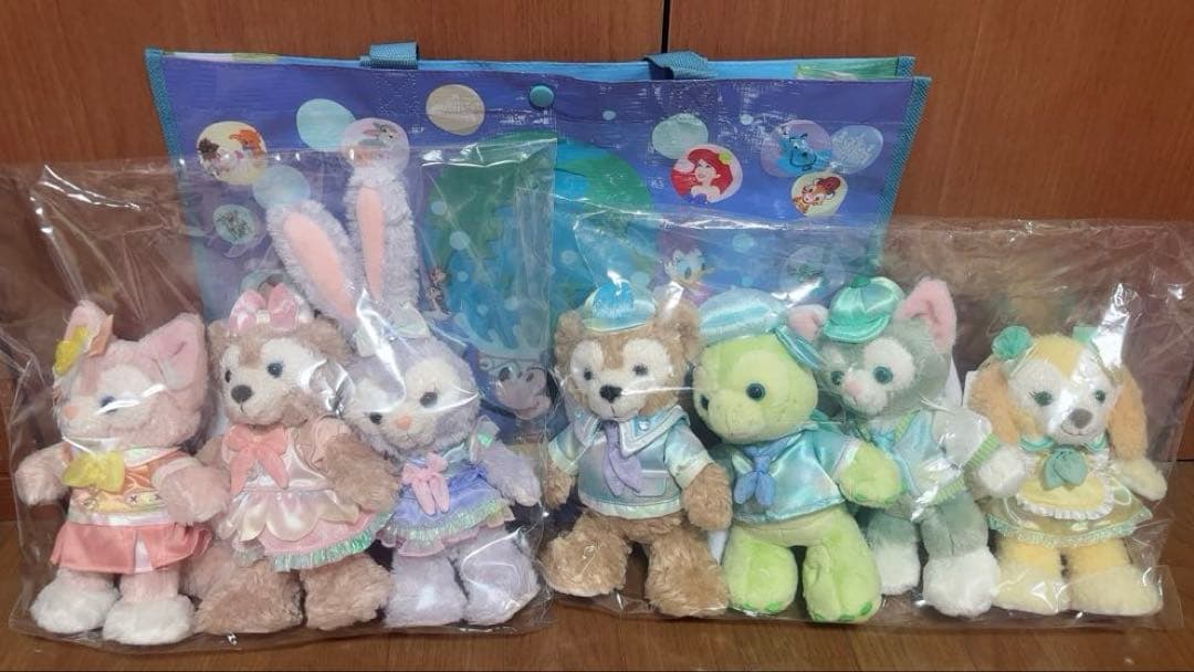 カラフルハピネスダッフィー＆フレンズ バケパ限定ポージープラッシー7