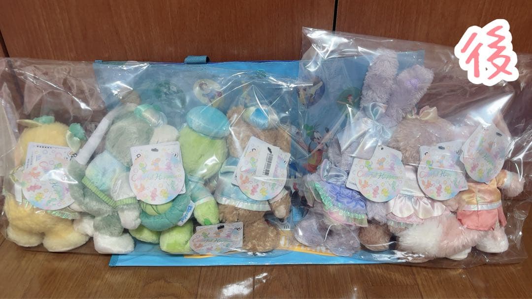 カラフルハピネスダッフィー＆フレンズ バケパ限定ポージープラッシー7