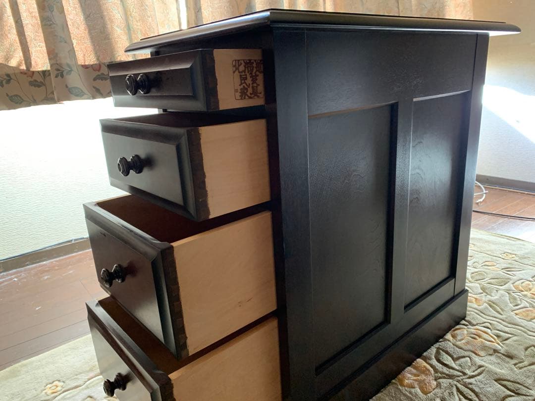 【稀少】北海道民芸家具 袖机　脇机