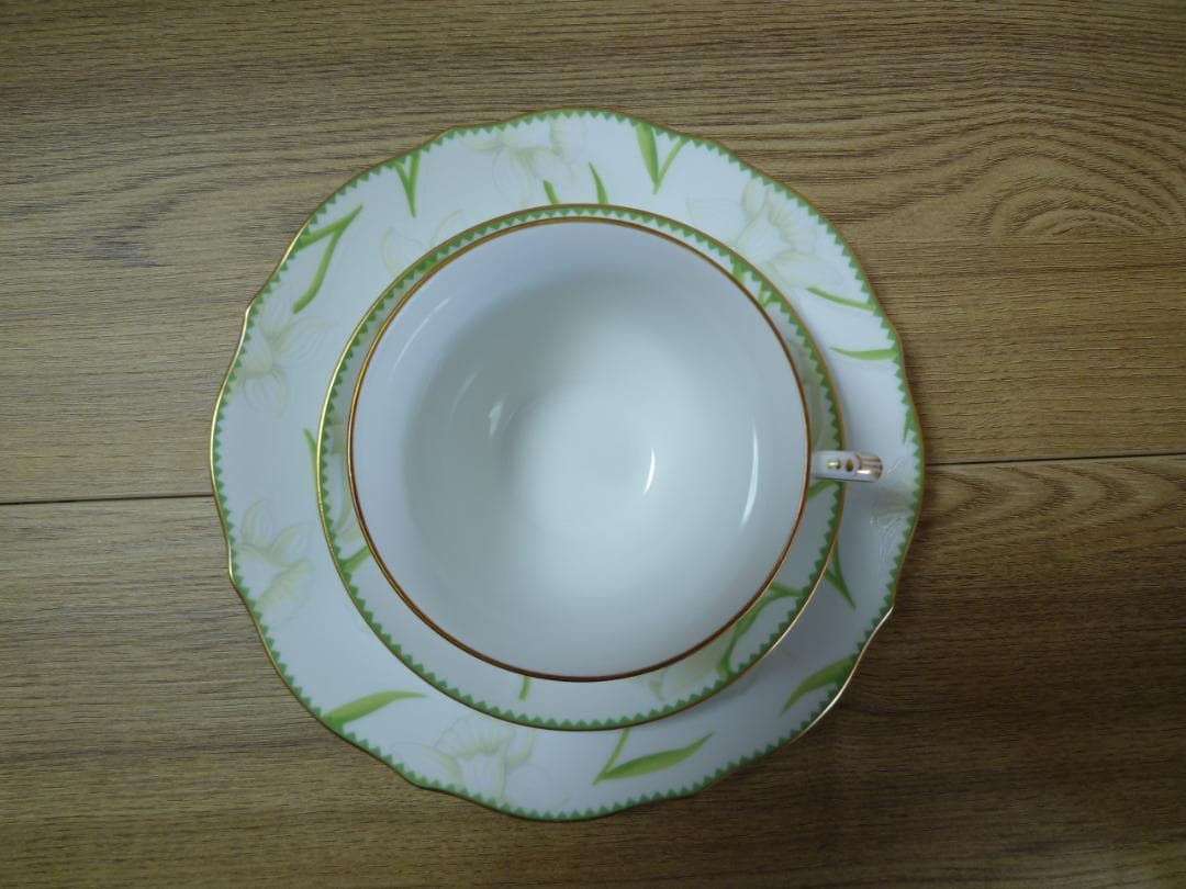 リチャードジノリ ナルチーゾ ティーカップ＆ソーサーと プレート