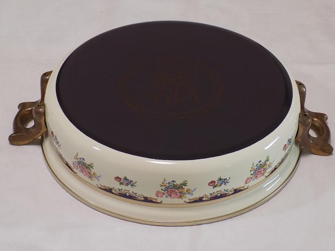 ASTA WEST GERMANY 1970年代のホーロー平鍋　蓋無し新品未使用