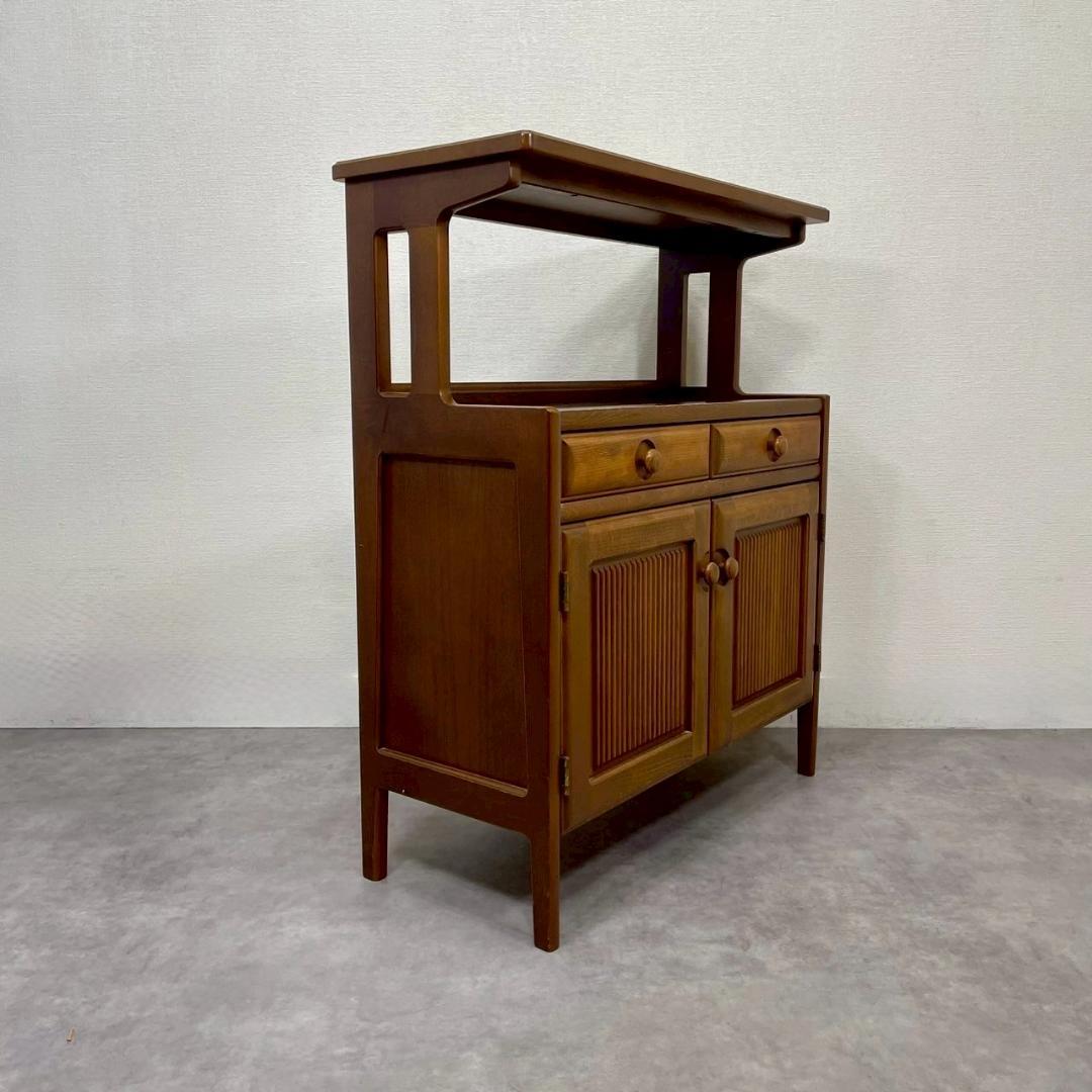 karimoku カリモク家具 キャビネット 棚付き 電話台 チェスト 北欧