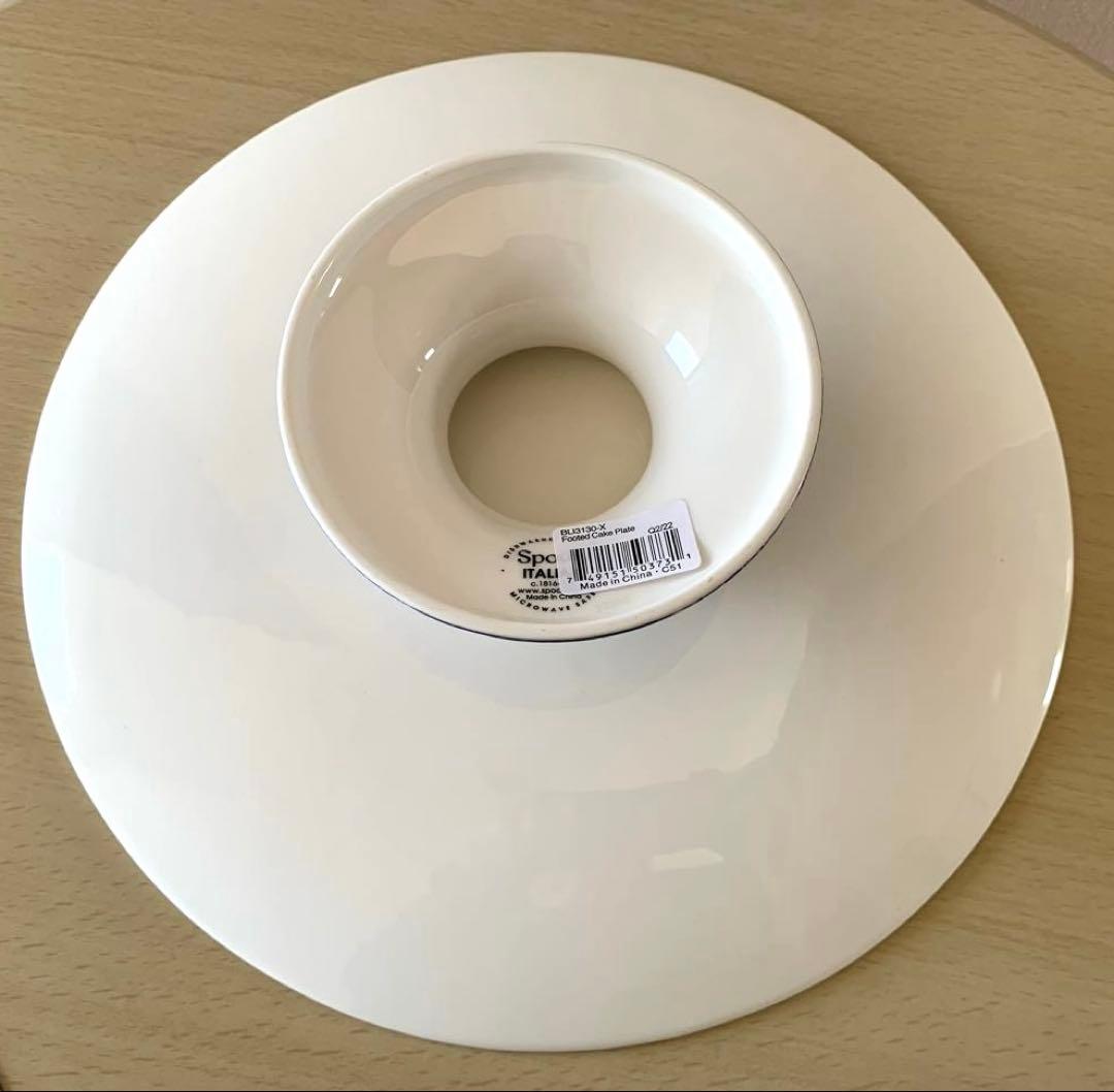 SPODE スポード ブルーイタリアン ケーキプレート　&ケーキサーバー　新品