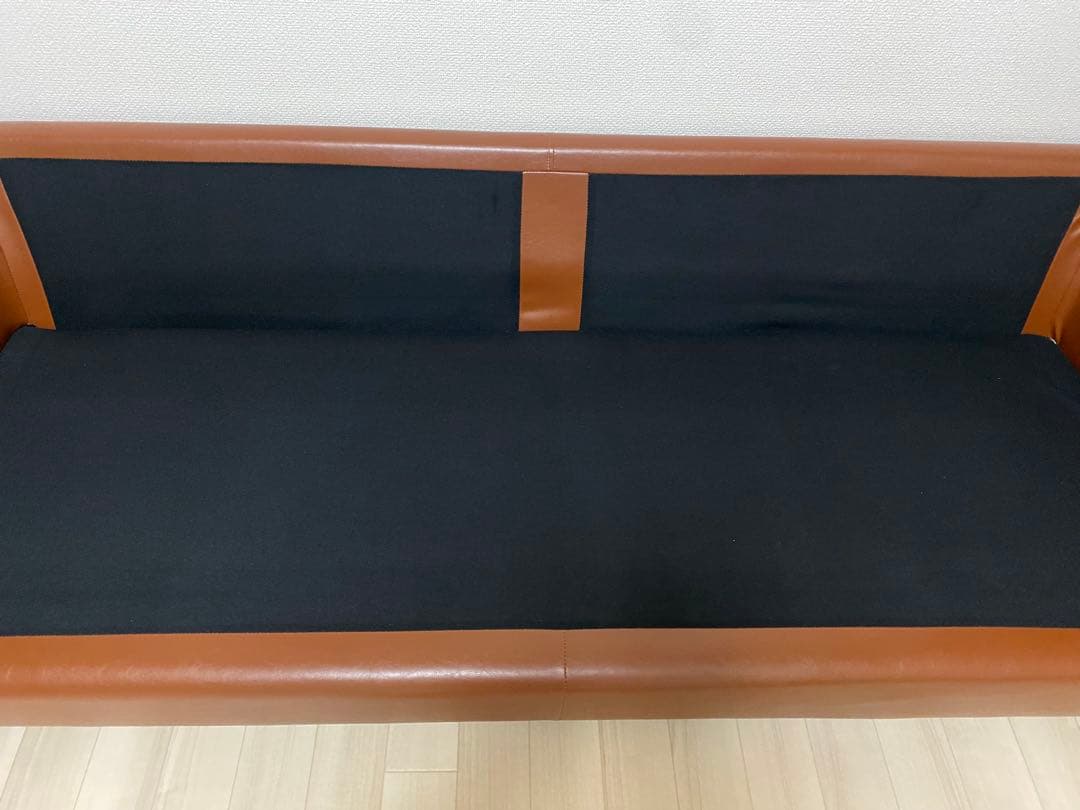 ソファ　3人掛け　合成皮革　フェイクレザー
