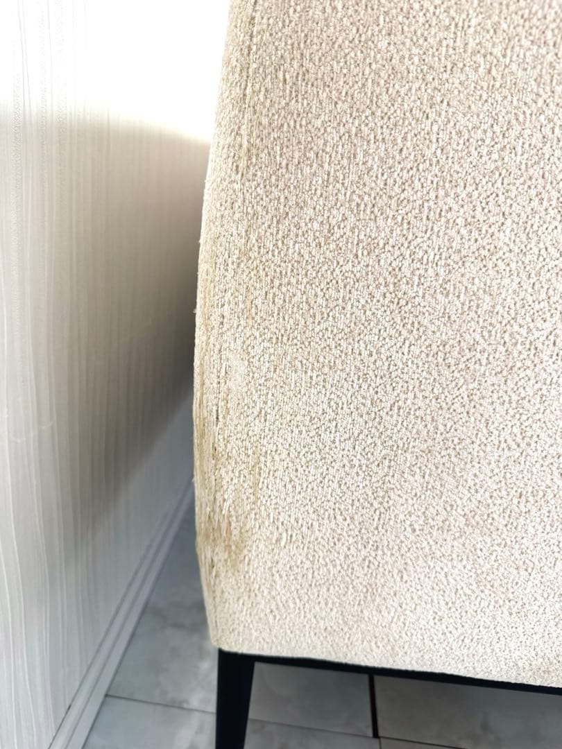 ベージュ ファブリック ソファ