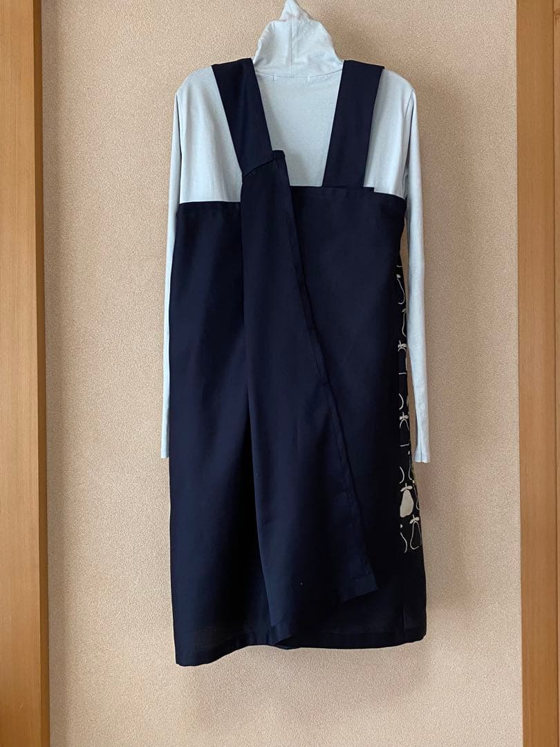 【 可愛いエプロン 】handmade●M〜Ｌ●R5.15梨ブラック