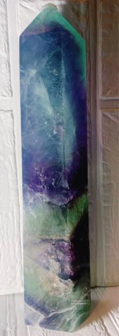 4.フローライト♡タワー♡フローライトタワー♡天然石♡クリスタル♡受検お守りに♡