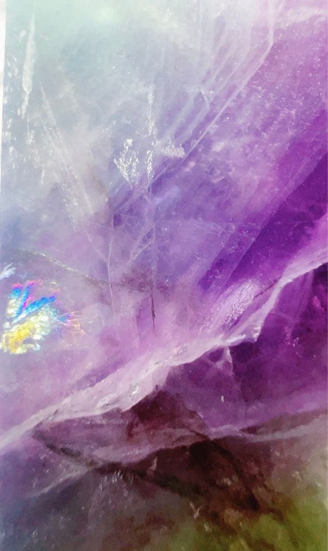 4.フローライト♡タワー♡フローライトタワー♡天然石♡クリスタル♡受検お守りに♡