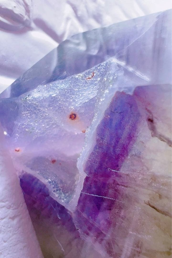 4.フローライト♡タワー♡フローライトタワー♡天然石♡クリスタル♡受検お守りに♡