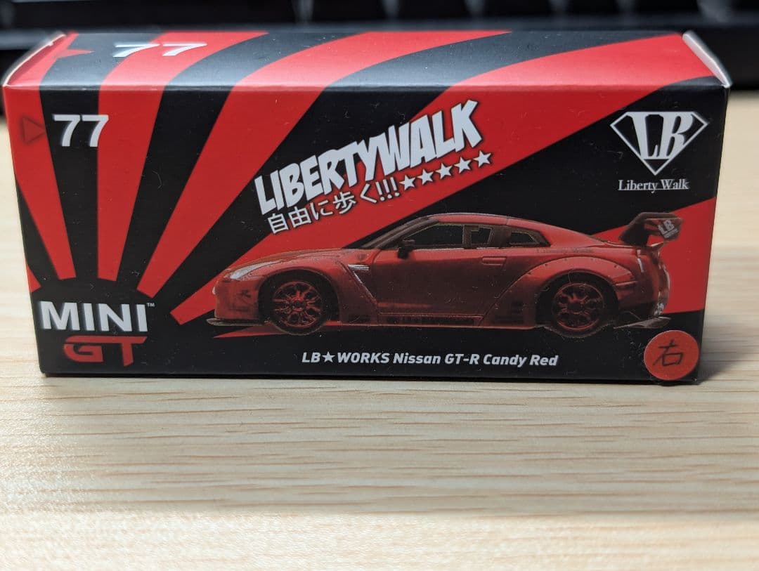 MINI-GT 77 LBWK ニッサン GT-R R35 キャンディレッド - メルカリ