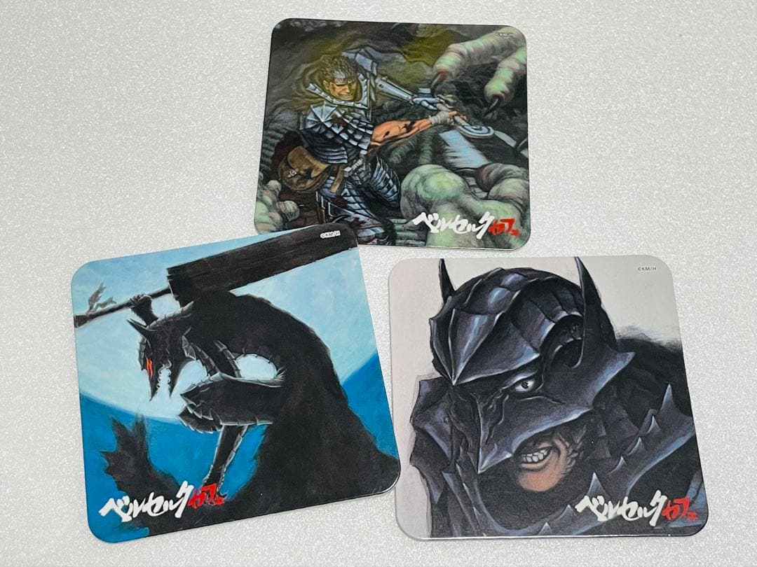 ベルセルクカフェ ランチョンマット ポストカード コースター ガッツ