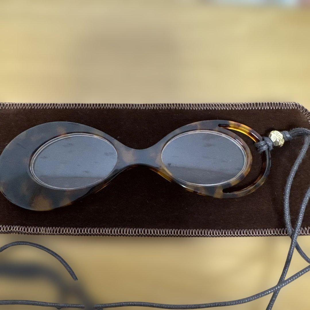 べっ甲風 老眼鏡 収納ケース付き　ヴァンドームブティック