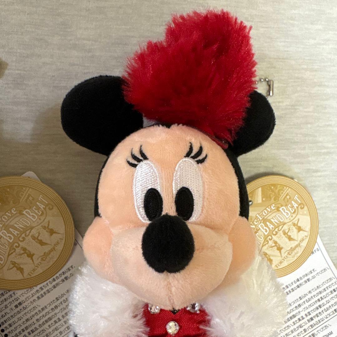 本文必読】ビッグバンドビート ミッキー ミニー ぬいぐるみバッジ BBB